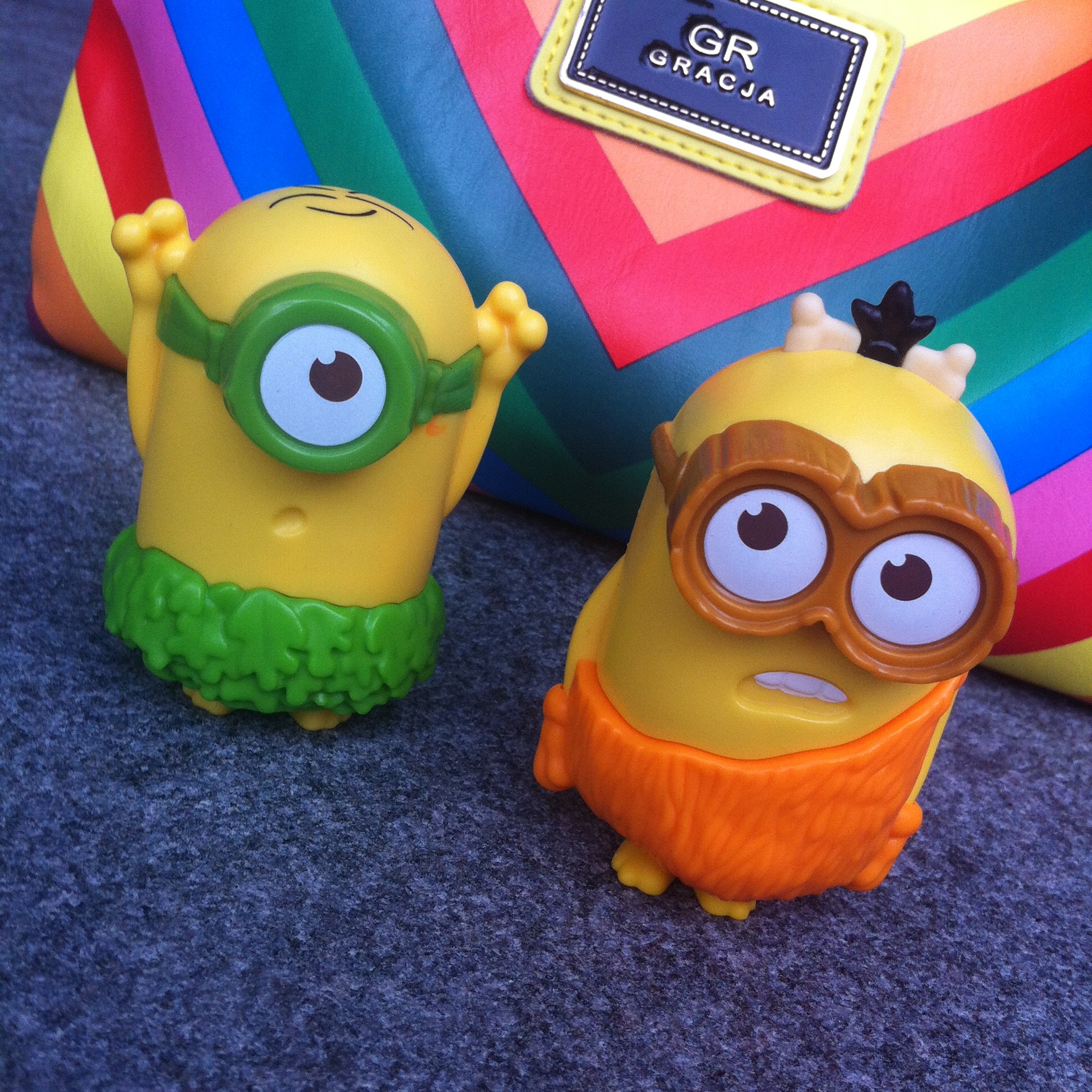 These two watched it with us! Get them from McDonald with the happy meal :)
