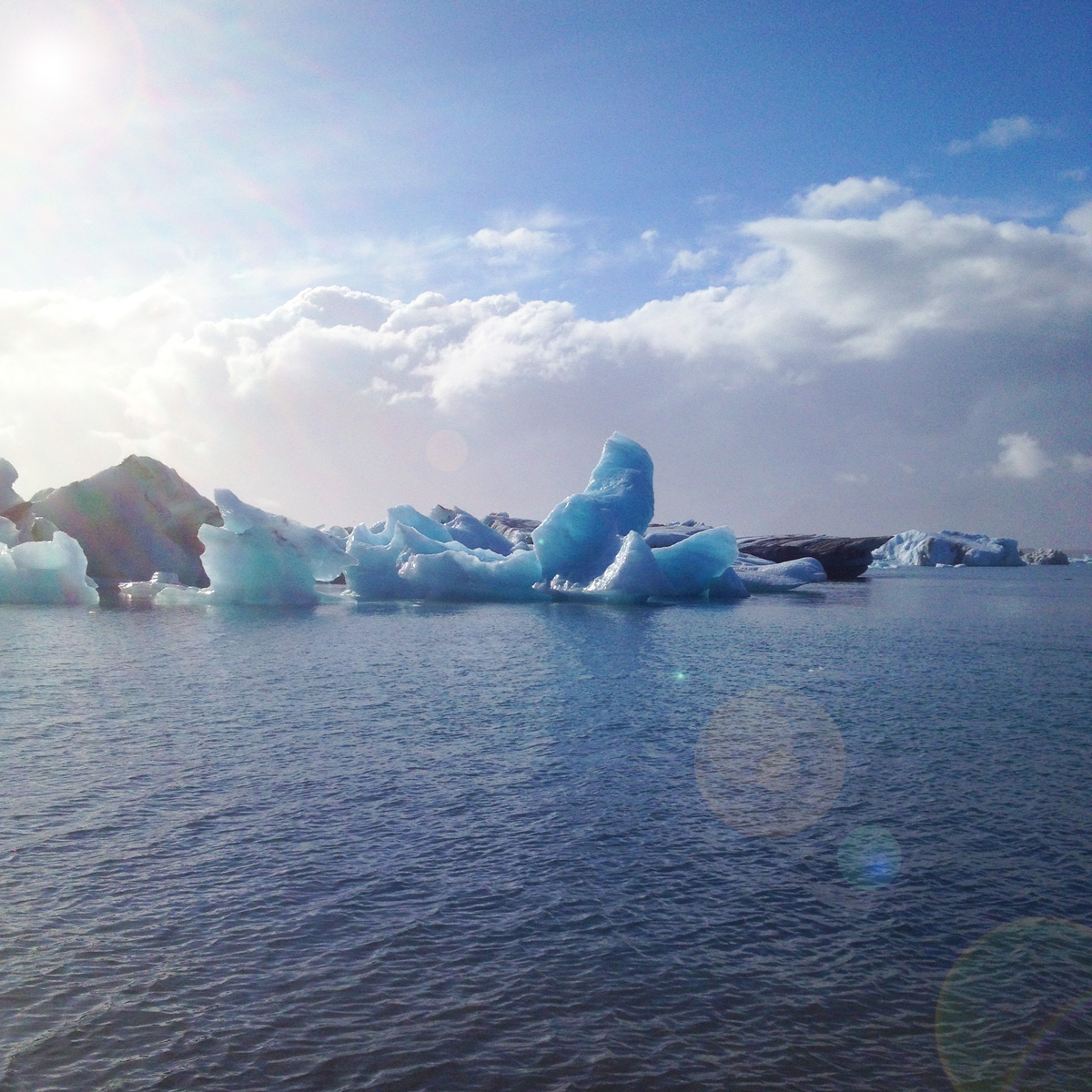 Jökulsárlón - SouthEast Iceland - floating glaciers.